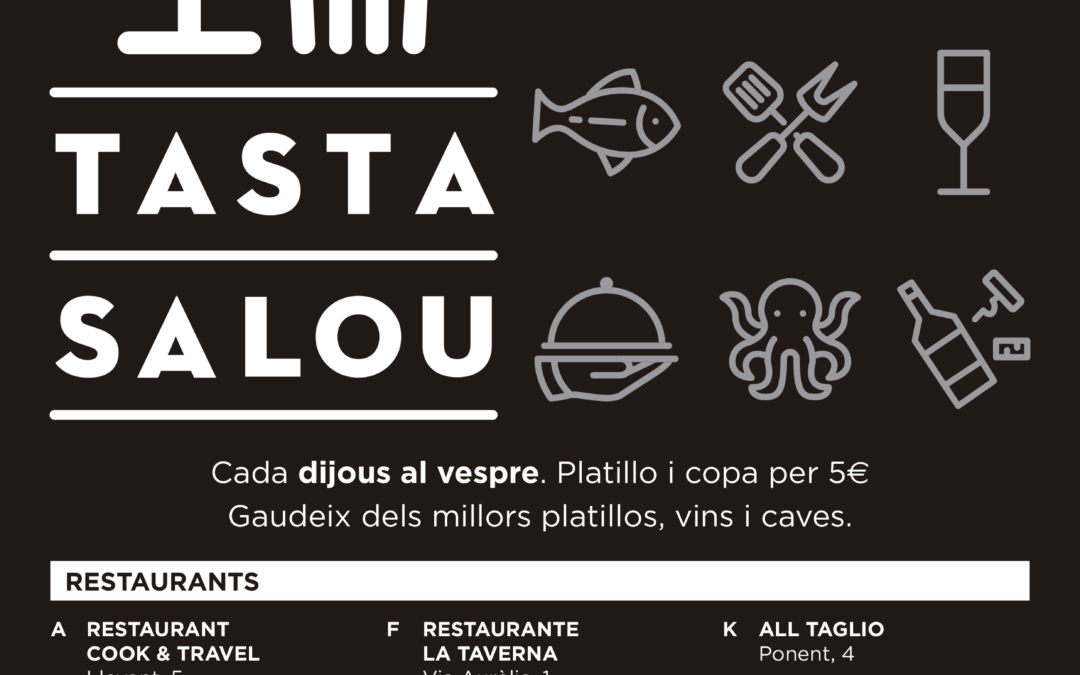 La ruta gastronòmica Tasta Salou torna a partir del proper dijous 20 de maig