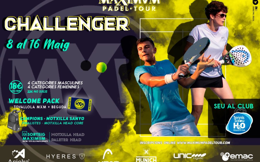 El circuit Maximum Pàdel Tour arrenca al Tennis Salou H2O amb 300 participants inscrits