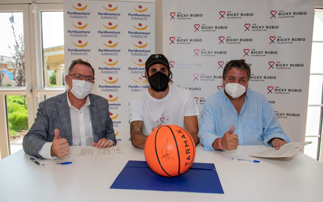 La Fundación PortAventura y la Fundación Ricky Rubio firman un acuerdo de colaboración en Dreams