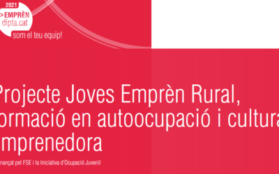 Neix Joves Emprèn Rural, un nou projecte per afavorir el repoblament als petits municipis