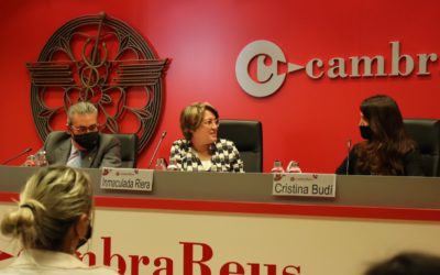 La directora general de la Cámara de Comercio de España explica les línies estratègiques per donar suport a l’empresària i a l’emprenedora al Vermut Cambra Reus