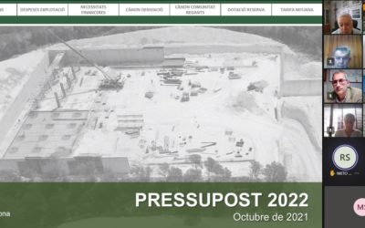 El Consorci d’Aigües de Tarragona aprova el pressupost per a l’any 2022 per un import de 39,6M