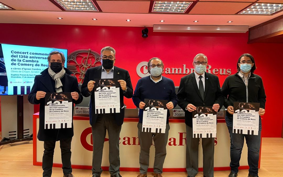 El pianista Ignasi Cambra protagonitzarà el concert commemoratiu del 135è aniversari de la Cambra de Reus