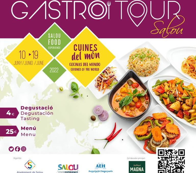 Salou viatja a través de les diferents cuines del món, en la nova edició de la ruta ‘Gastrotour’, del 10 al 19 de juny