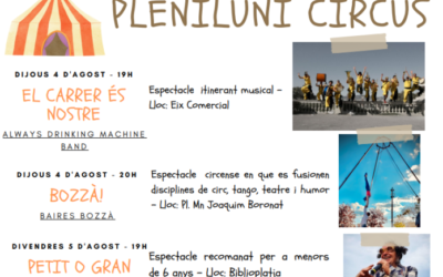 Torna el Pleniluni Circus a Torredembarra del 4 al 6 d’agost