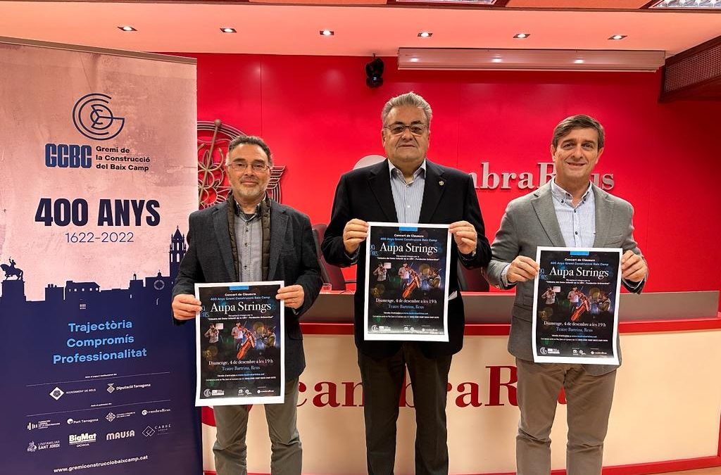 Concert solidari al Bartrina amb Aupa Strings per recaptar fons a favor de la Càtedra de Dolor Infantil de la  URV