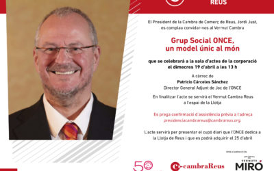 L’ONCE dedicarà el seu cupó del 25 d’abril a la Llotja de Reus