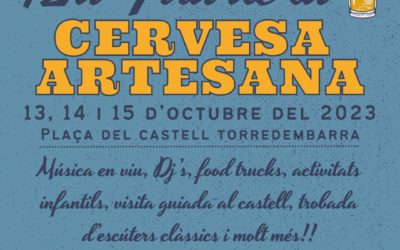 Torredembarra celebrarà la Fira de la Cervesa Artesana els dies 13, 14 i 15 d’octubre