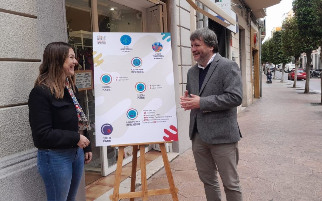Reus Espais Vius tanca el termini dels ajuts amb 20 negocis oberts i crea 30 nous llocs de treball