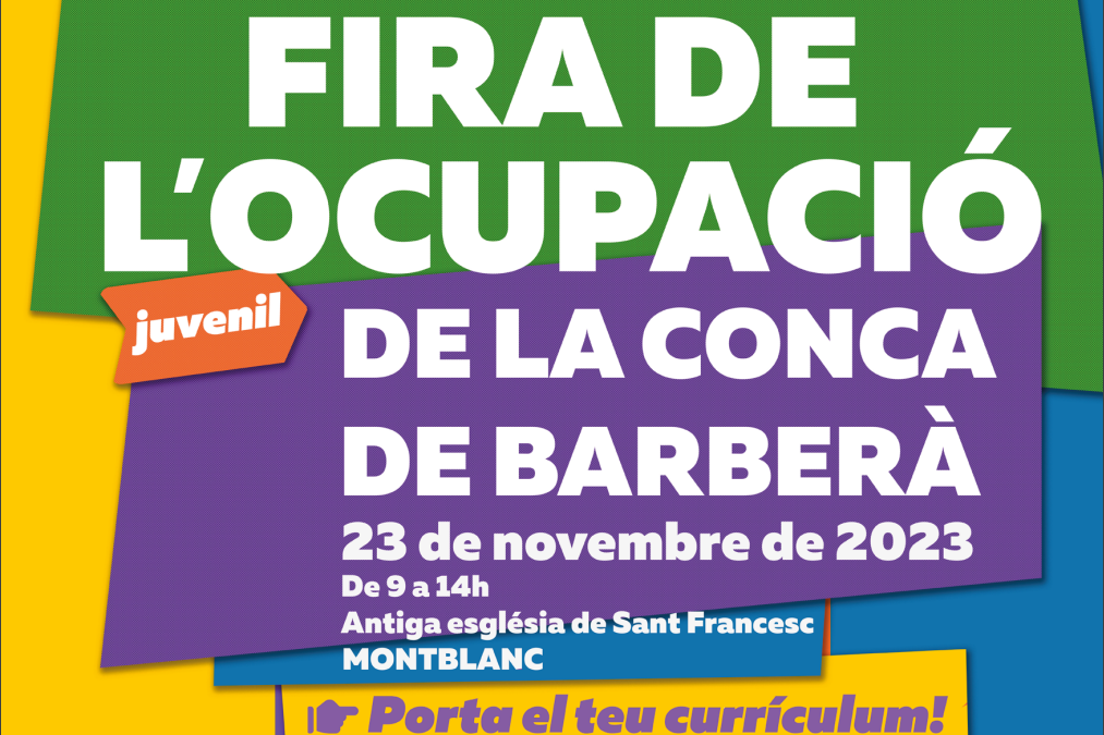 Compte enrere per la Fira de l’Ocupació  de la Conca de Barberà
