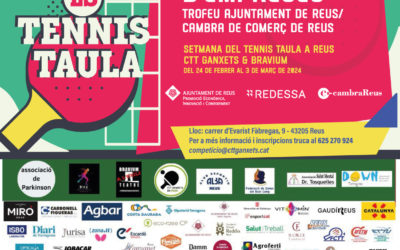 La Cambra i l’Ajuntament de Reus organitzen el II Torneig d’Empreses de Tennis Taula