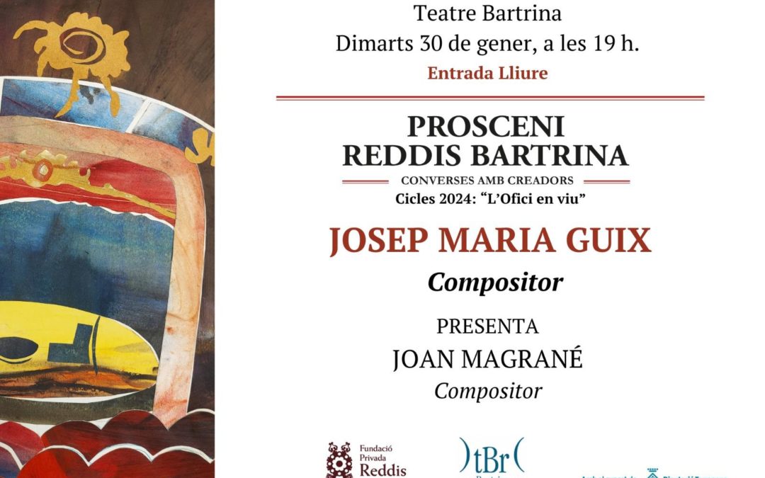 Comença el Cicle Prosceni Reddis Bartrina