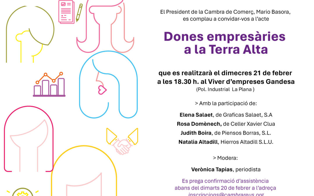 La Cambra de Comerç organitza la taula rodona ‘Dones Empresàries a la Terra Alta’