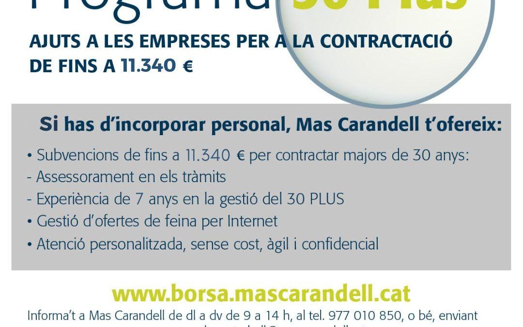 La regidoria d’Empresa, Formació i Ocupació de Reus destina més de 250.000 euros en ajuts durant el 2023