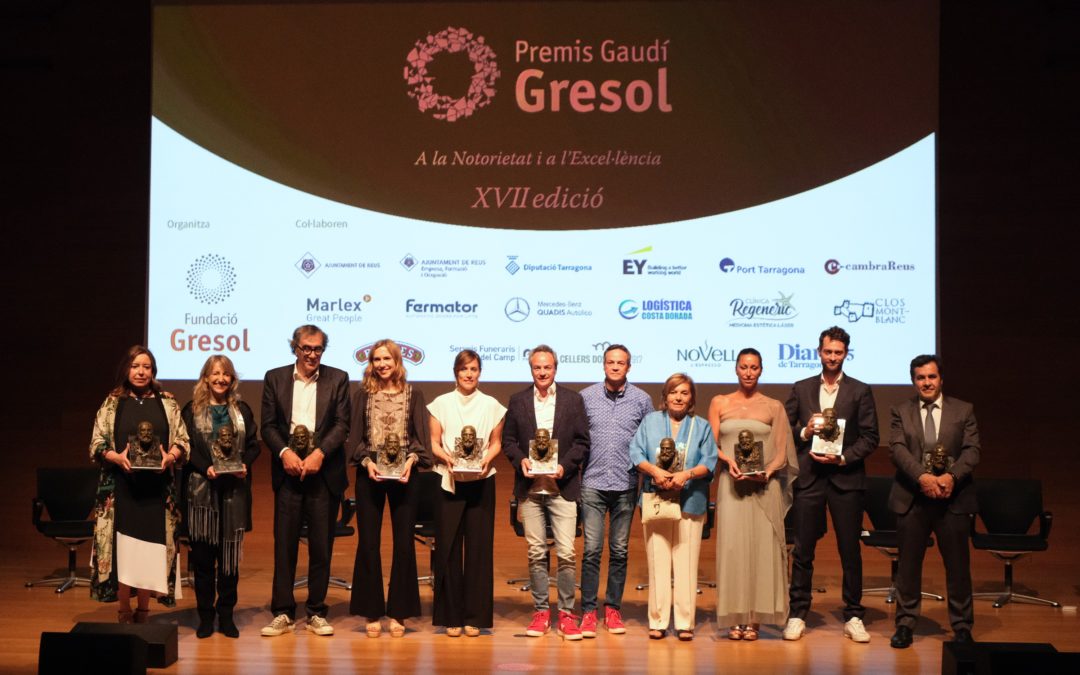Gemma Mengual, els germans Torres, Ana Vallés, Aina Clotet, Peter Vives, Raquel Sans i Tatxo Benet, entre els guardonats dels XVII Premis Gaudí Gresol