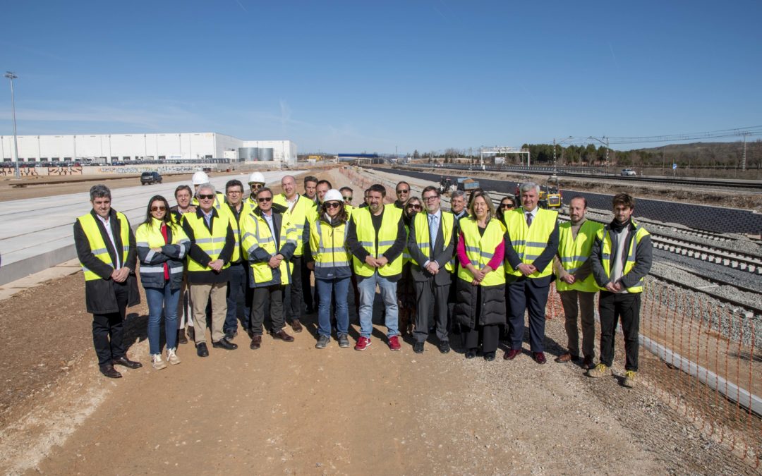 Recta final de les obres de la PortTarragona Terminal Guadalajara-Marchamalo