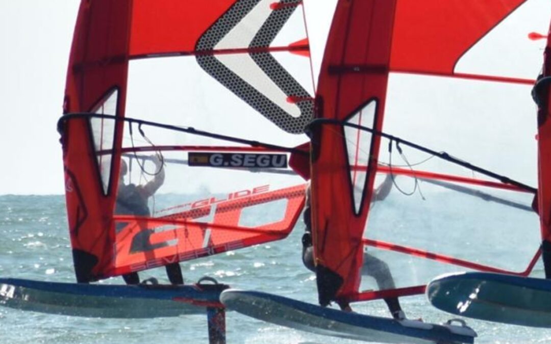 El regatista del CN Salou Guillem Segú, subcampió d’Espanya d’IQFoil