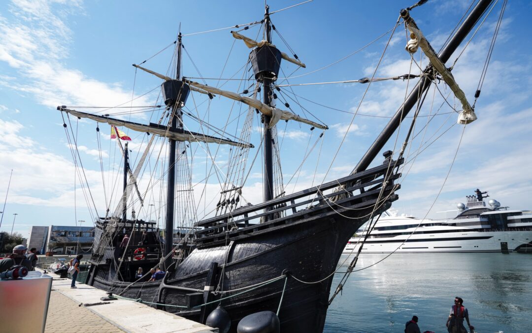 La rèplica de la Nao Victoria arriba a Port Tarragona