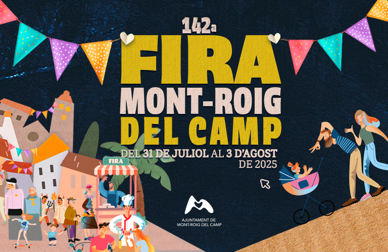 La Fira de Mont-roig del Camp celebra la 142a edició del 31 de juliol al 3 d’agost