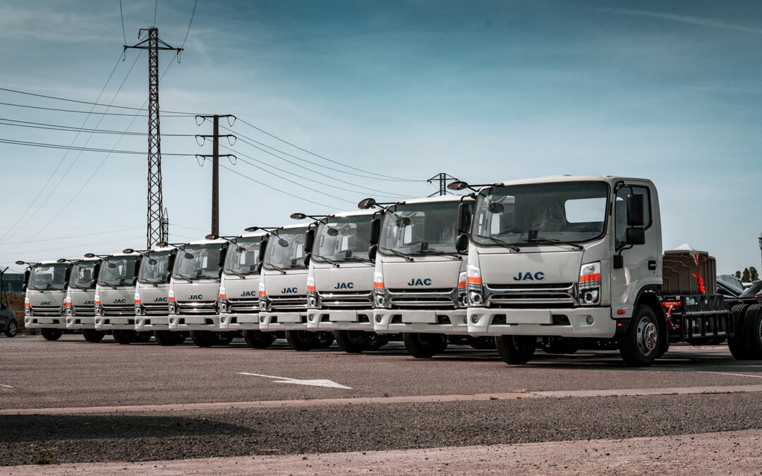 JAC lidera per tercer any consecutiu el mercat de camions elèctrics mitjans a Espanya