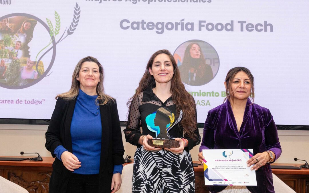 La investigadora Cristina Comas, d’Afepasa, reconeguda als Premis MujerAGRO