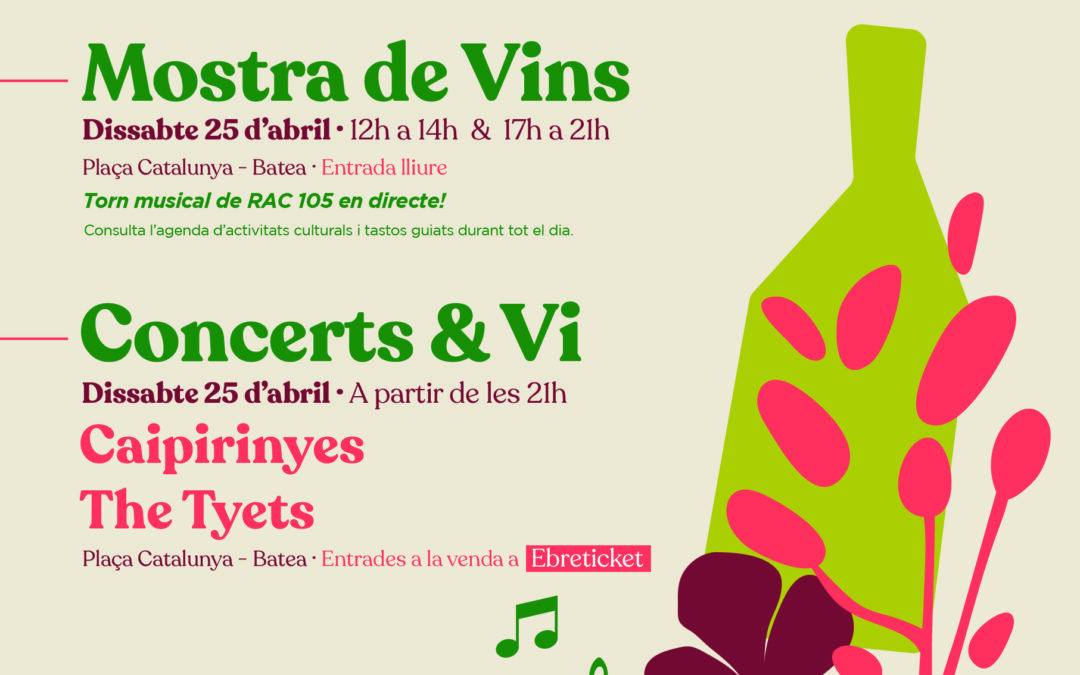 La DO Terra Alta impulsa una nova edició de la Primavera amb tastos, música i gastronomia