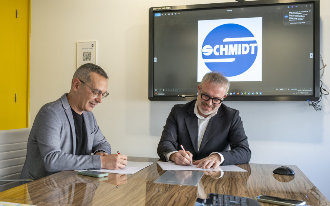 Constantí i Schmidt Ibérica signen un acord per impulsar l’ocupació i la col·laboració amb el teixit empresarial