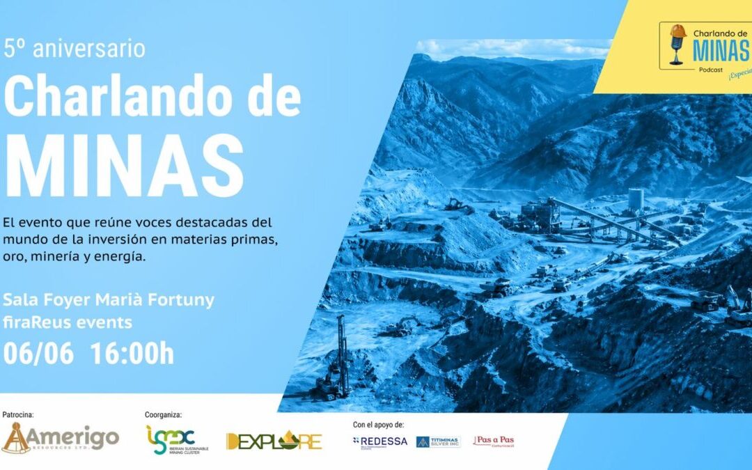 Reus reunirà experts en inversió, mineria i energia en el 5è aniversari de Charlando de Minas